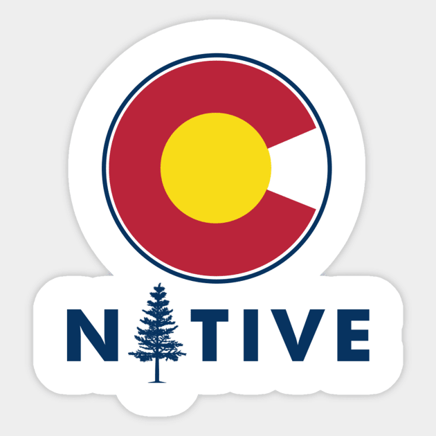 Colorado Native Sticker by MrHolmesy